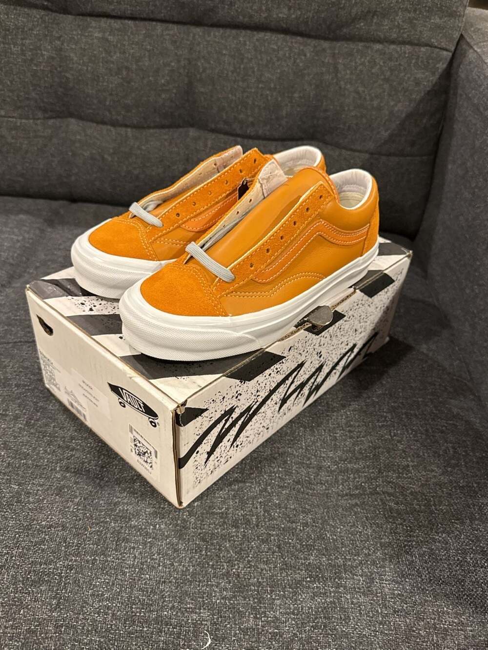 5M / 6W - Vans Vault OG Style 36 LX Desert Sun High Rise Suede Leather Shoes